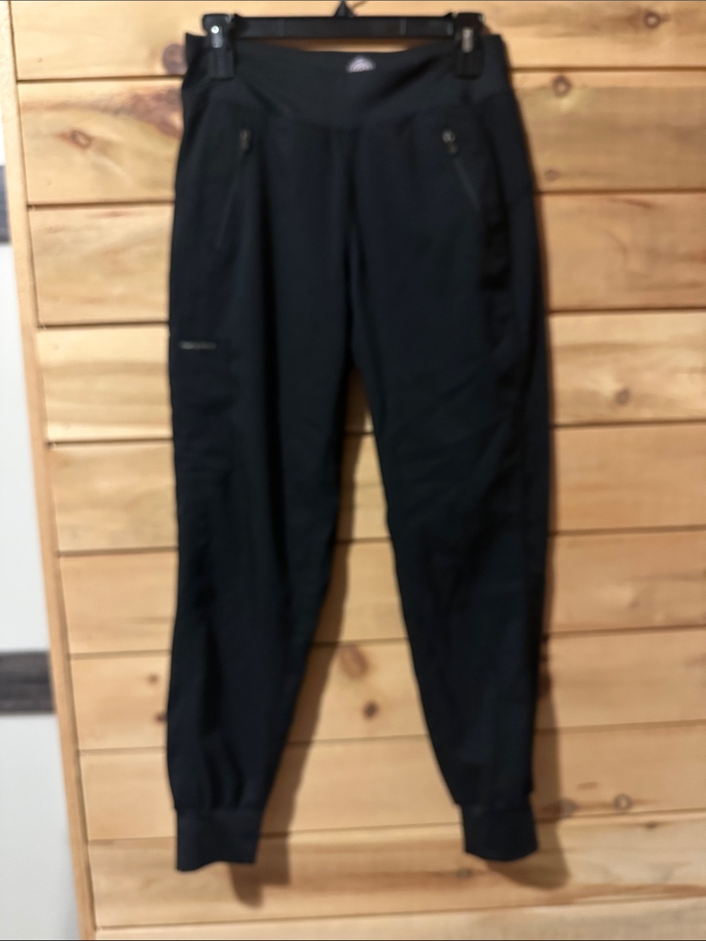 Healing Hands Women's Tara Jogger Scrub Pants Black size XS Style 9233